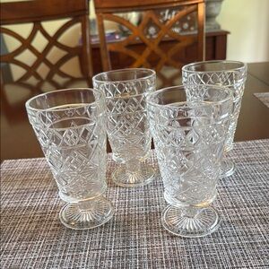 Set of Four Crystal Glasses